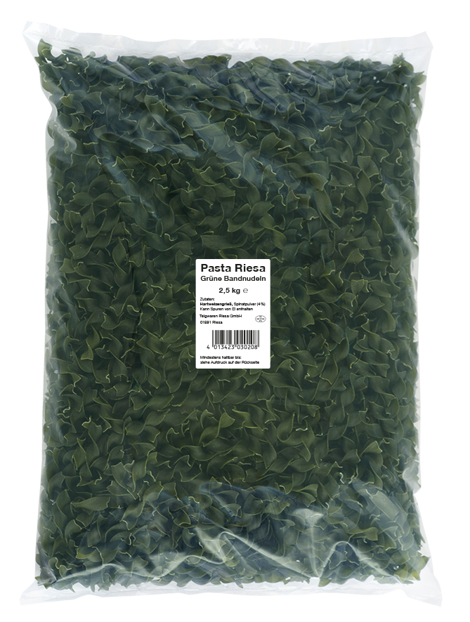 Grüne Bandnudeln 2500g