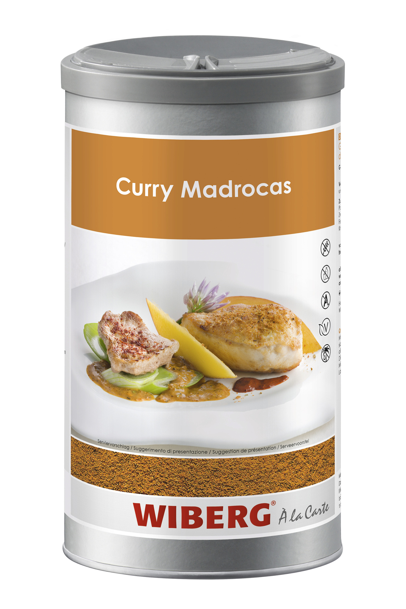 Curry Madrocas Gewürzmischung dezent fruchtig (560g ) 1200ml