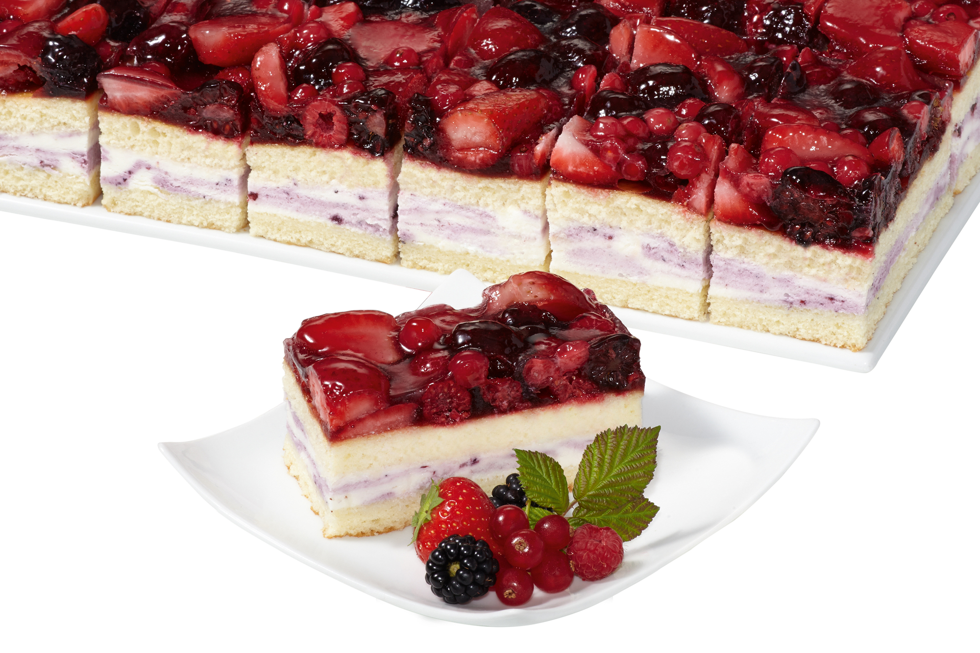 Beerenfrucht-Buttermilch-Schnitte 2000g