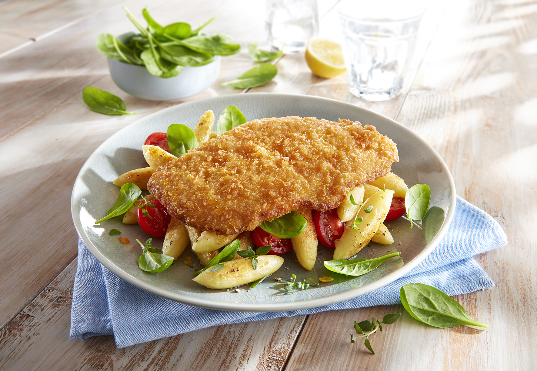 Hähnchen-Schnitzel Knusperpanade 160g